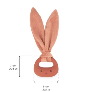 Kaloo Rabbit Teether Terracotta New