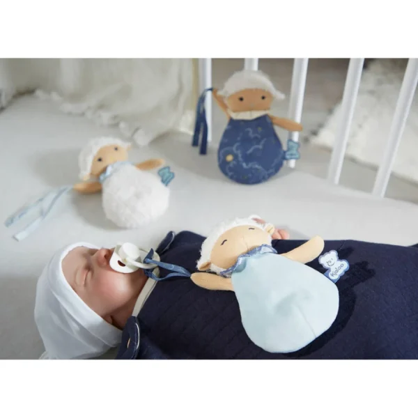Kaloo 3 Sheep Doudou Soother Holders Best